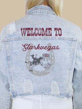Mississippi State/Starkvegas Welcome to My Rodeo Denim Jacket